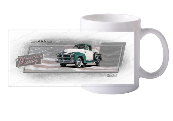 Keramiktasse mit Motiv von Pickup KTaPu2020-8